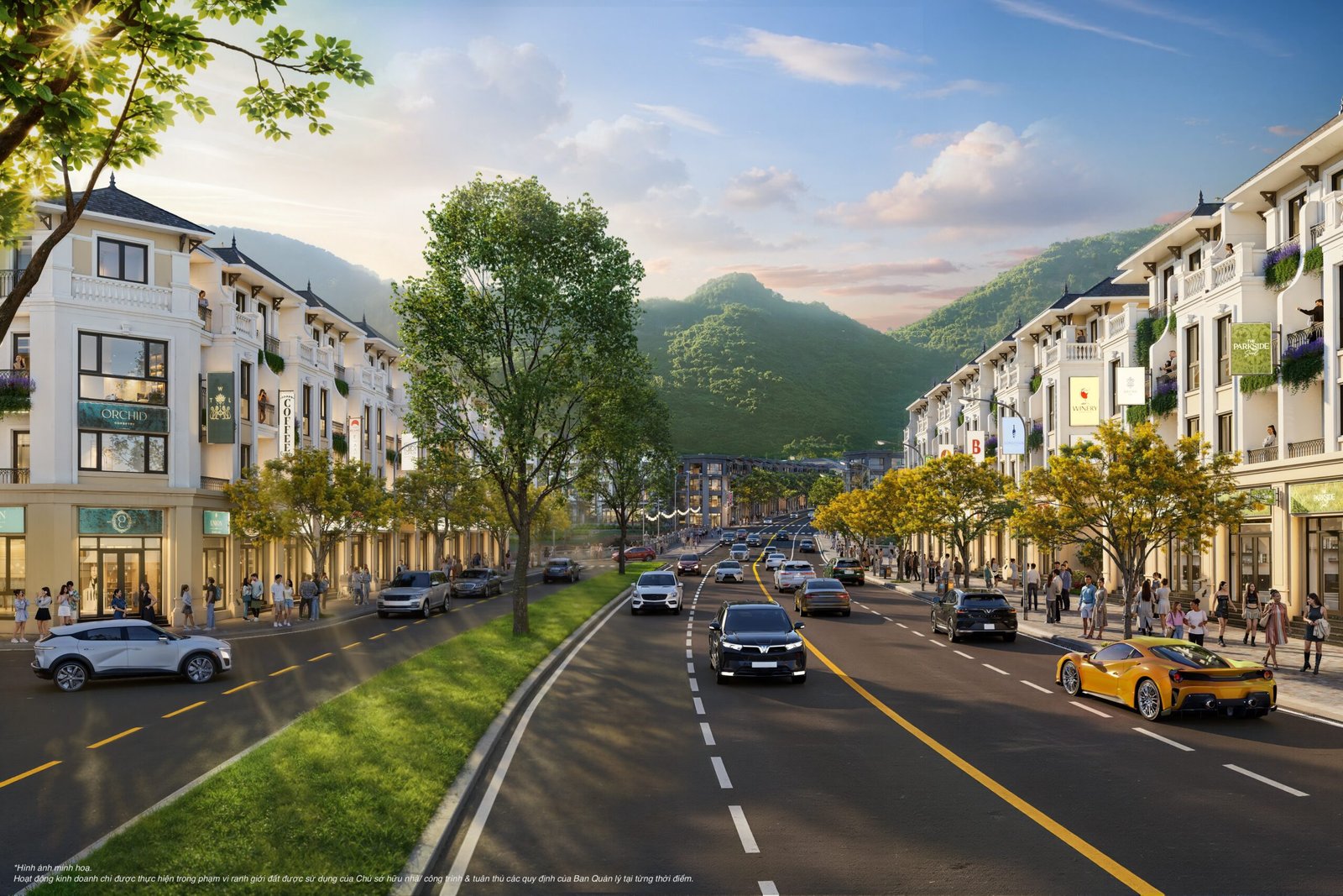Facade Liền kề Bạch Vân trục ĐL Hải Vân - mẫu Đông Dương